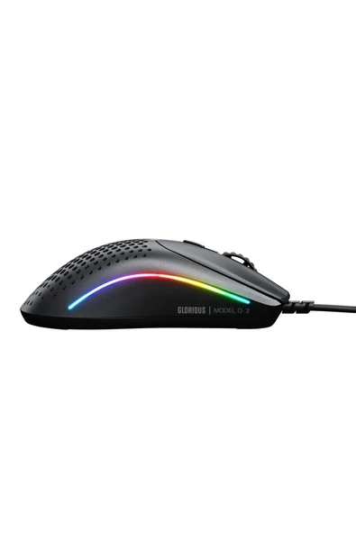 Glorious Model O 2 Mini 49 gram 6 Düğmeli Kablolu Siyah Mouse - Resim 4