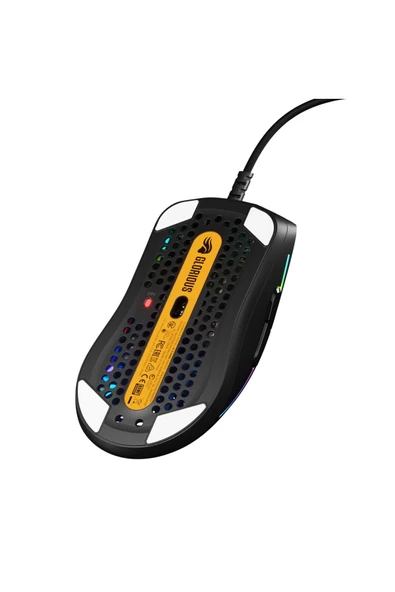 Glorious Model O 2 Mini 49 gram 6 Düğmeli Kablolu Siyah Mouse - Resim 8