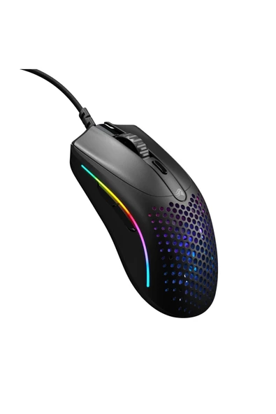 Glorious Model O 2 Mini 49 gram 6 Düğmeli Kablolu Siyah Mouse - Resim 6