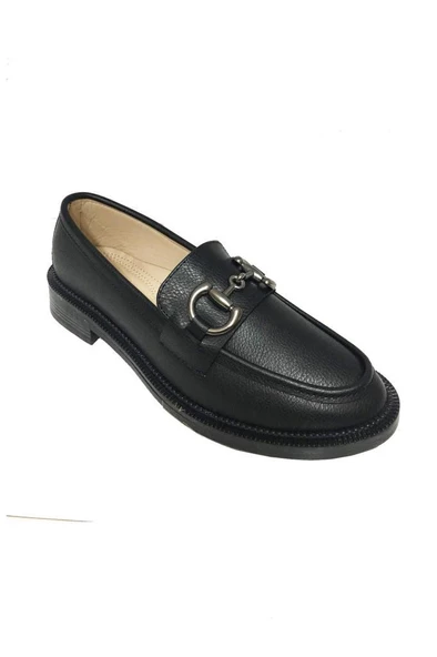 Comfort Shoes 234-24 Deri Trend Fashion Tokalı Kadın Babet ürün görseli 1
