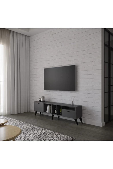 AYMOBSAN   Viva Tv Sehpası Antrasit - Resim 2