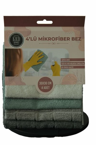 4LÜ MİKROFİBER BEZ ürün görseli 1