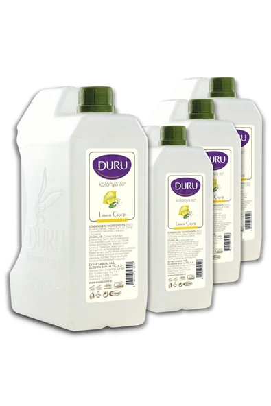 Kolonya Limon Bidon 80 Derece 900 Ml X 4 Adet ürün görseli 1