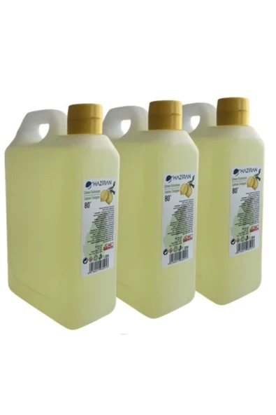 80 Derece Limon Kolonyası 1 Litre 3 Adet Sağlıklı Kalmak Elinizde ürün görseli 1