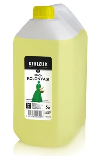 Kanzuk Limon Kolonyası %60 Alkol 5 Litre ürün görseli 1
