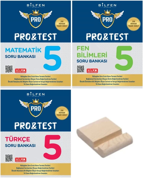 5. Sınıf ProTest 2025 Matematik Fen Bilimleri Türkçe Soru Bankası ürün görseli 1
