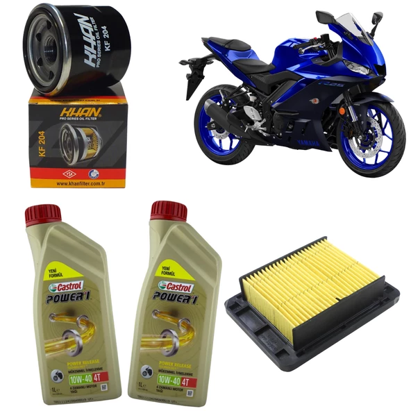 Yamaha Yzf R25 Castrol Bakım Seti ürün görseli 1