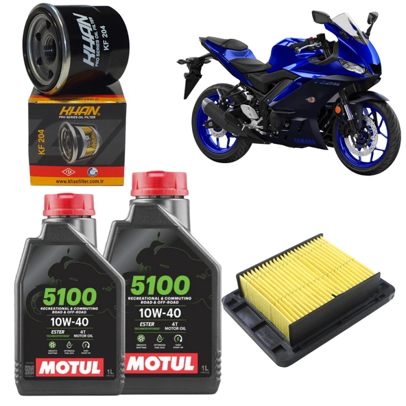 Yamaha Yzf R25 Motul 5100 Bakım Seti ürün görseli 1