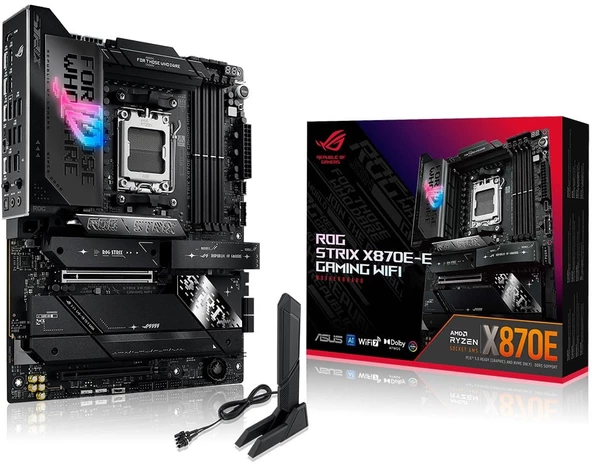 ASUS ROG STRIX X870E-E GAMING WIFI, 4xDDR5, 5xM.2,