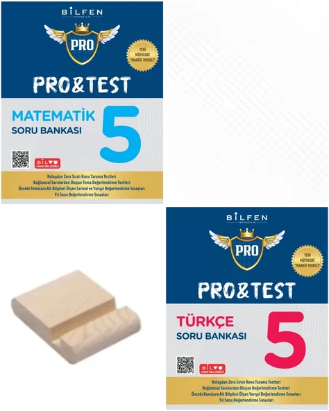 5. Sınıf ProTest 2025 Matematik Türkçe Soru Bankası ürün görseli 1