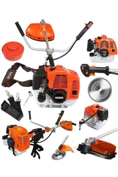 Mager Alman Teknolojisi Benzinli Tırpan Biçme Makinesi Metal Şanzuman Yan Tip 52 Cc  Biçme ürün görseli 1