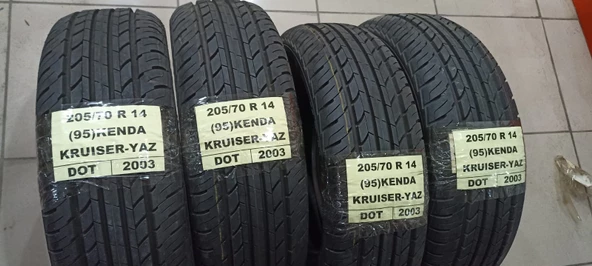 205/70 R 14 95 H KRUISER KENDA YAZ LASTİĞİ-(4ADET TAKIM HALİNDE SATIŞTIR)ÜRETİM TARİHİ:2003  2057014 ürün görseli 1