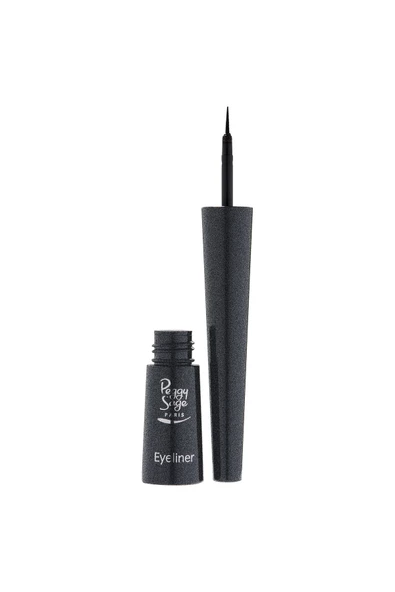 peggy sage Siyah Parıltılı Fırçalı Eyeliner 2.5ml ürün görseli 1