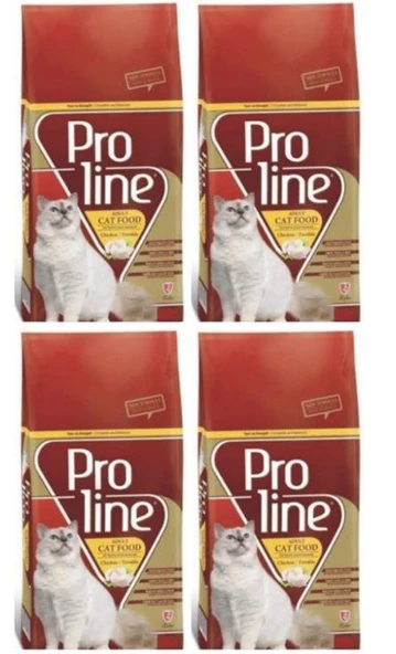 Proline Tavuklu Yetişkin Kedi Maması 4x1,5 kg ürün görseli 1