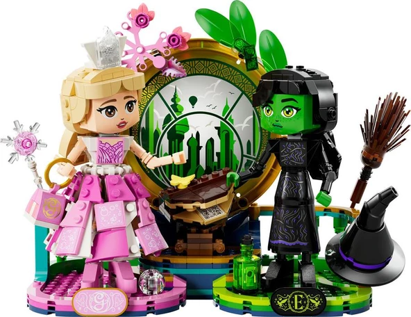 LEGO Wicked 75682 Elphaba and Glinda Figures - Resim 3