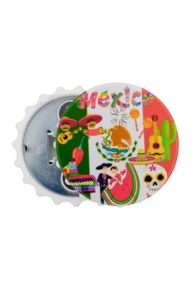 Meksika Temalı Magnet Kapak Açacak - Resim 6