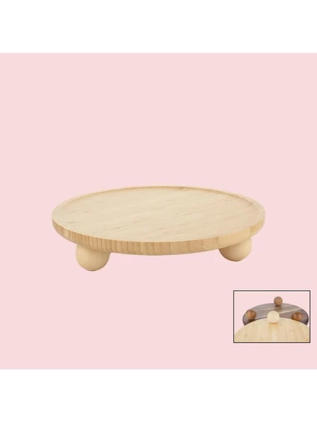Mien Bambu Top Ayaklı Sunumluk 32CM MİEN-7B28 ürün görseli 1
