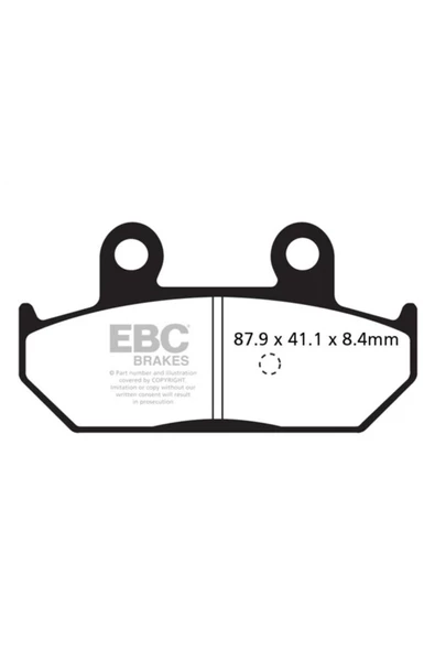 EBC SINTER SCOOTER BALATA ürün görseli 1