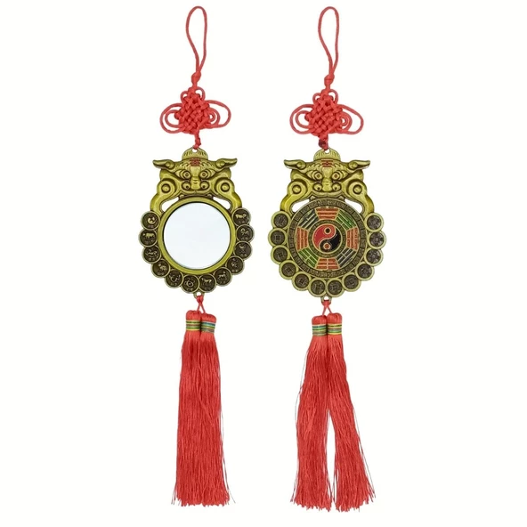 Feng Shui Bagua Ayna Yuvarlak 10 x 40 cm ürün görseli 1