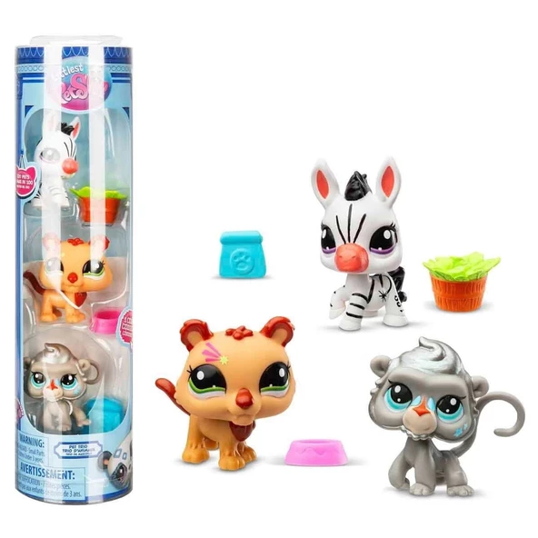 0621 Littlest Pet Shop - Minişler 3’lü Figür Seti S2 ürün görseli 1