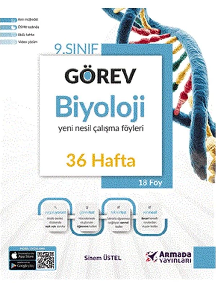 ARMADA 9.SINIF GÖREV BİYOLOJİ ÇALIŞMA FÖYLERİ (36 HAFTA)*YENİ* ürün görseli 1