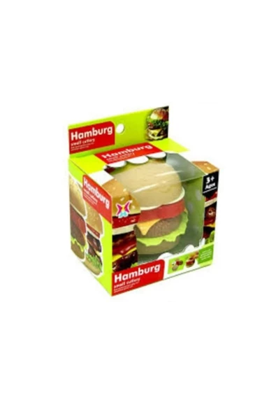 Hamburger Oyuncak Büyük Boy Tekli Kutulu 10cm ürün görseli 1