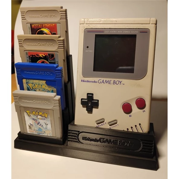 Nintendo Gameboy ve Oyunları İçin Stand - Resim 3