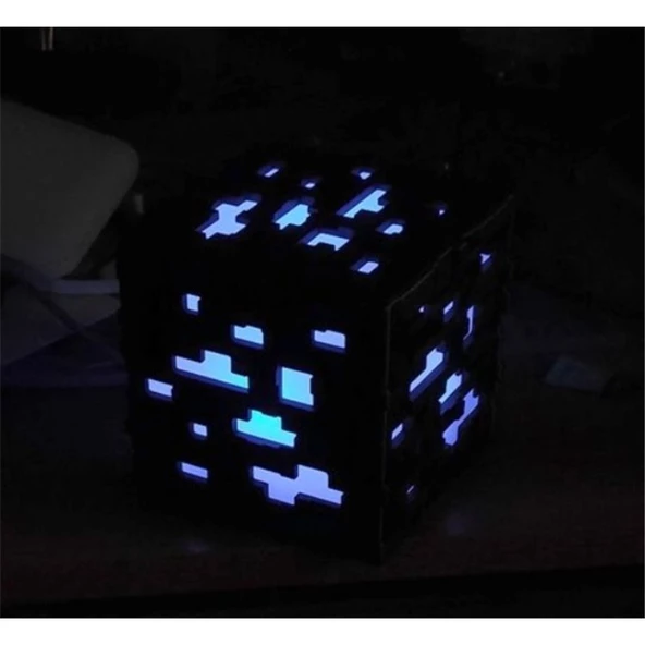 Minecraft Maden Rgb Led Lamba Şarjlı Bluetooth Bağlantı ürün görseli 1