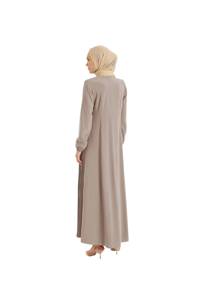 ELYANUR İSRA PLİSELİ FERACE - Resim 4