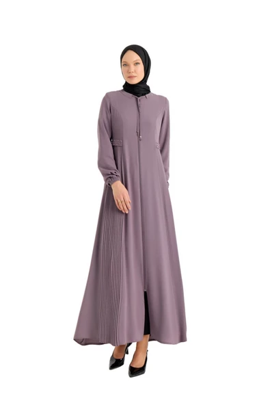 ELYANUR İSRA PLİSELİ FERACE - Resim 6