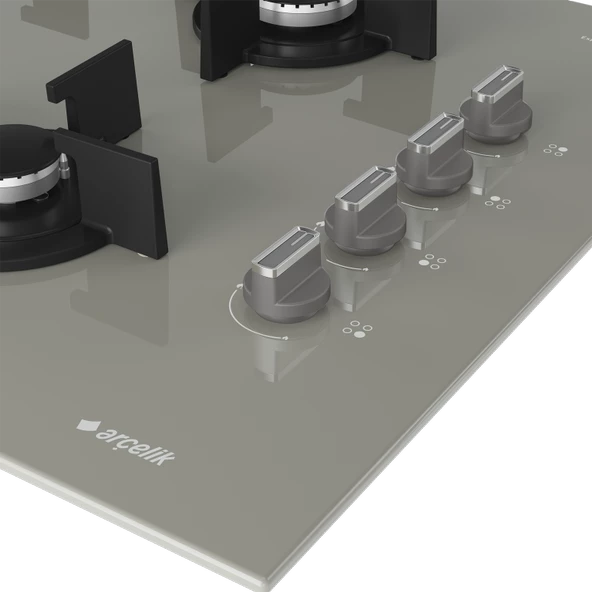 Arçelik OCD T 651 DWG Gri Ankastre Ocak - Resim 3