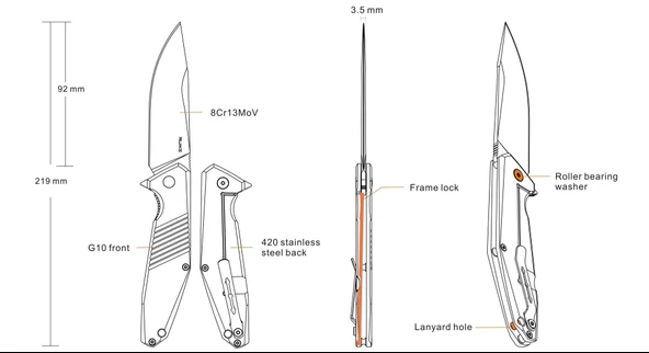RUIKE D191-B ÇAKI - Resim 4