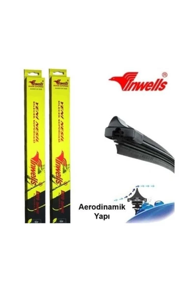 Inwells Volkswagen Polo 6r1-6c1 Inwells Muz Silecek Takımı (2009-2017) 600mm / 400mm Aparatlı ürün görseli 1