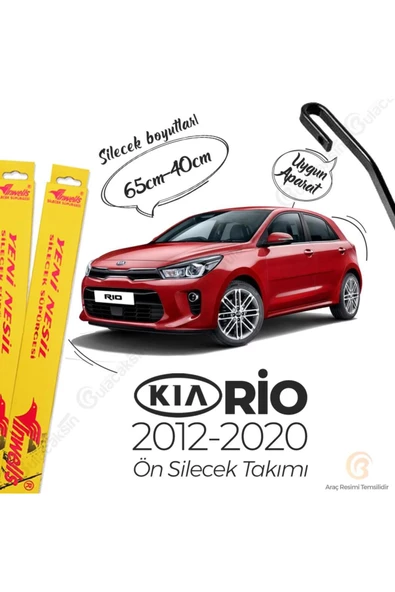 Inwells Kia Rio Muz Silecek Takımı (2012-2017) ürün görseli 1