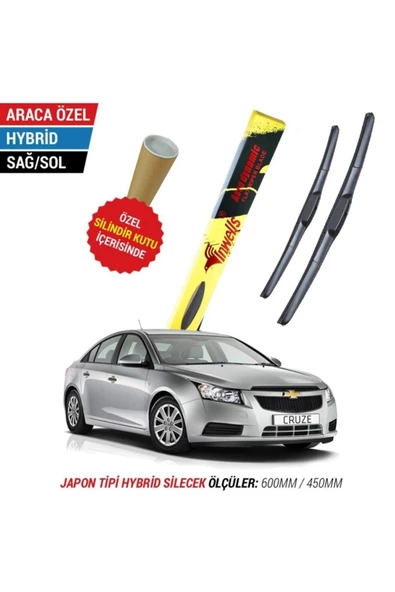 Inwells Chevrolet Cruze Inwells Hybrid Silecek Takımı (2009-2013) ürün görseli 1