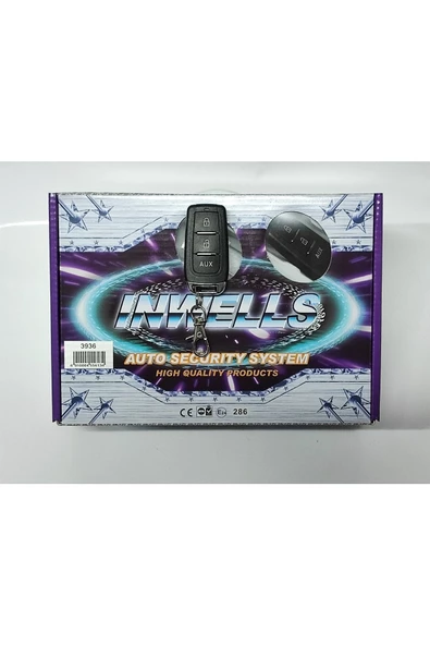 Inwells Oto Alarm Uzaktan Kumandalı 3936 12v ürün görseli 1