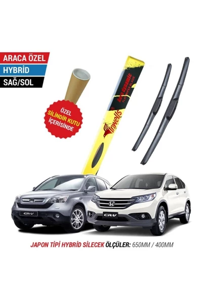 Inwells Honda Cr-v Inwells Hybrid Silecek Takımı (2007-2019) ürün görseli 1