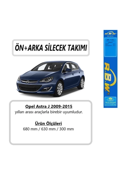 Inwells Opel Astra J Ön+arka Silecek Takımı 2009-2019 ürün görseli 1