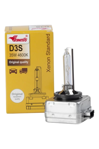otovera İnwells  D3s 4600k Açık sarı-beyaz  Xenon Oto Ampulü ürün görseli 1
