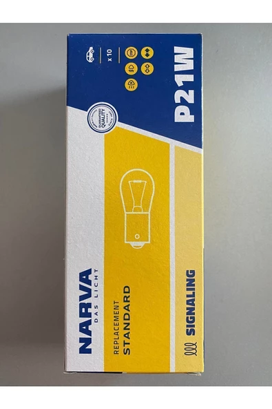 Narva 12v 93 P21w Stop Sinyal Ampulü Tek Duy (10 Adet) 17635 ürün görseli 1