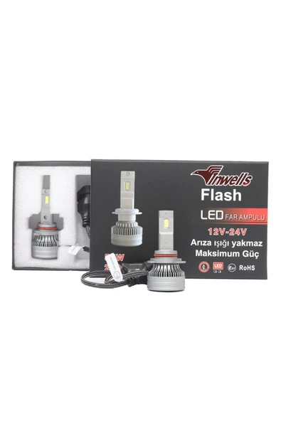 Inwells Yeni Flash Csp Led Xenon (ZENON) 9012 Hır2 20,000 Lümen Arıza Işığı Yakmaz ürün görseli 1