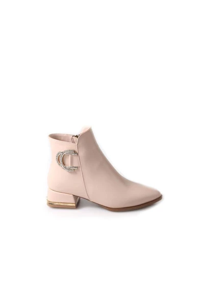 Papuçcity Dnz 03008 Kadın 3,5 Cm Topuklu Bot - Resim 9