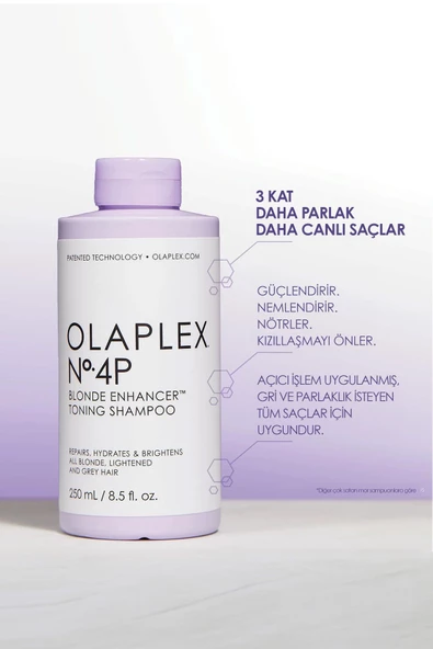 Nº.4p Blonde Enhancer Toning Shampoo - Renk Koruyucu & Bağ Güçlendirici Mor Şampuan ürün görseli 1