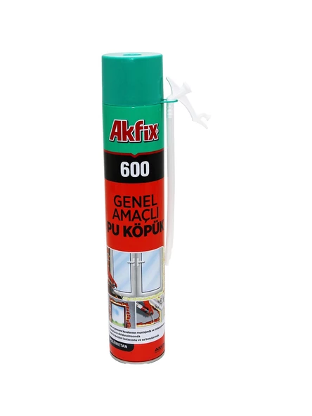 AKFİX ÇOK AMAÇLI PU KÖPÜK 600GR PİPETLİ FA006 ürün görseli 1
