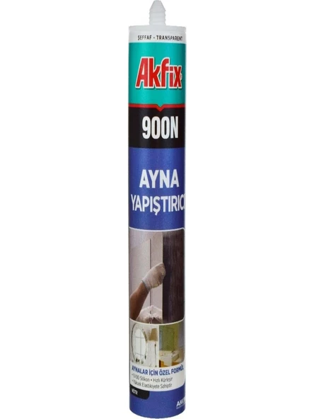 AKFİX (SA081) SİLİKON AYNA 900N 280 ML ŞEFFAF ürün görseli 1
