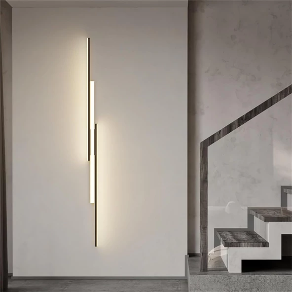Aksungur / Plafonyer Avize / 120 cm / 3 'lü Line / 3 Renk Işık ürün görseli 1