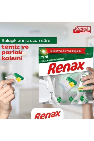 Renax Bulaşık Kapsülü 33’lü / 2 Adet - Resim 3