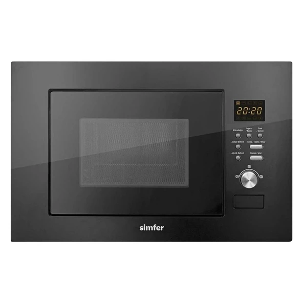 Simfer MD2320 23 Lt Siyah Full Ankastre Mikrodalga Fırın ürün görseli 1