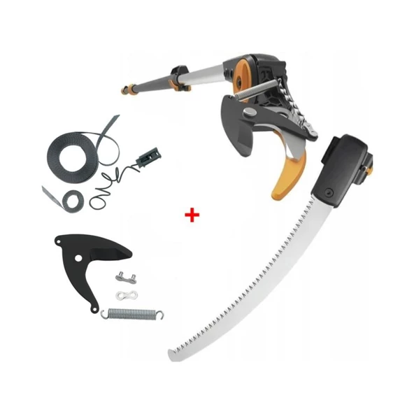 Fiskars UPX86 Yüksek Dal Budama Makası (Testereli) + Yedek Ip Bıçak Yay Zincir ürün görseli 1