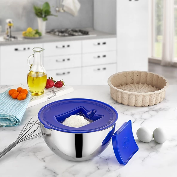 Gülsan 24 Cm Paslanmaz Çelik Karıştırma Kabı ürün görseli 1